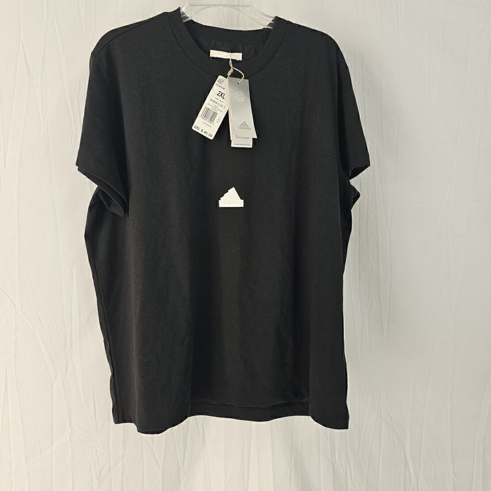 Adidas W New CLSC Print T Shirt Women's Size 2XL Multi Sport Black